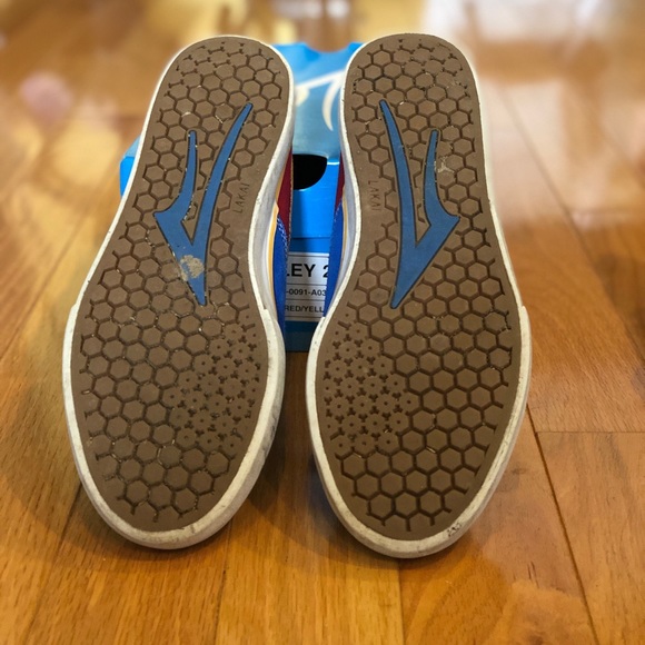 Lakai limited Riley 3 Primary Colours with OG box and all skate shoe slip on - Picture 6 of 7